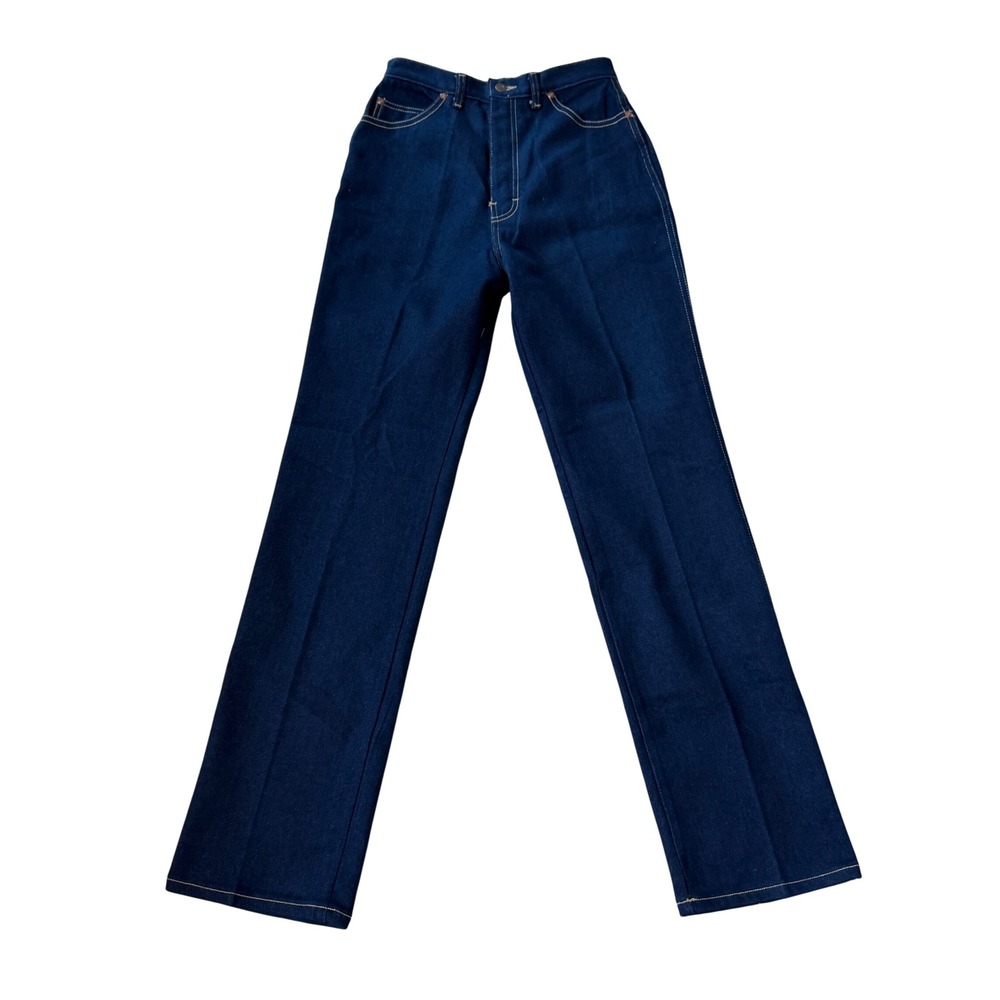 Vintage 70 80s Brittania Deadstock NWT High Rise Straight Leg Denim Jeans 27x33